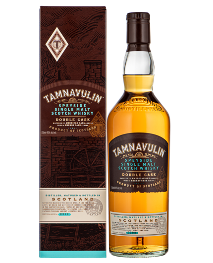 Large Tamnavulin Doublecask Front Bottle+Carton US 2022