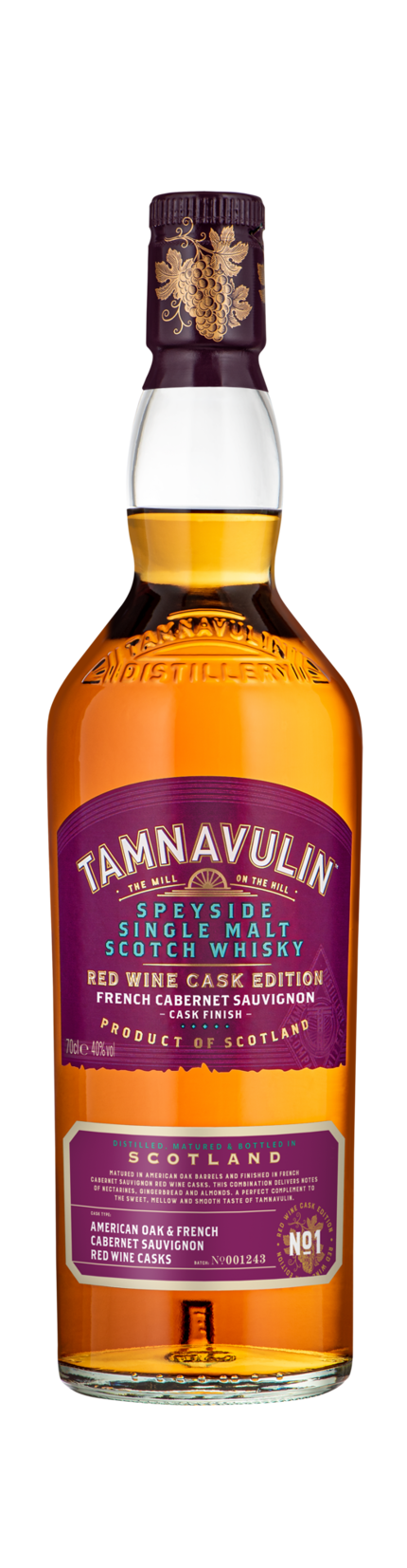 Large Tamnavulin RWCE No1 Cutout Bottlefront 70Cl